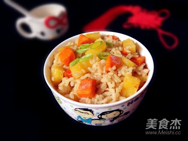 Lazy Rice Cooker Braised Rice recipe