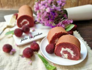 #四session Baking Contest and It's Love to Eat Festival#red Velvet Cake Roll recipe
