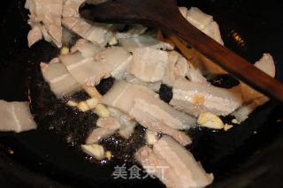 Twice Cooked Pork with Garlic Sprouts recipe