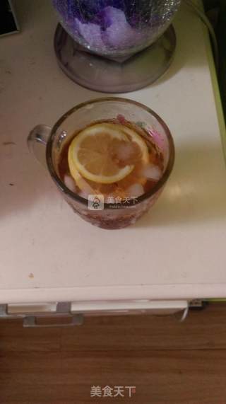 Frozen Lemon Sliced Iced Black Tea recipe