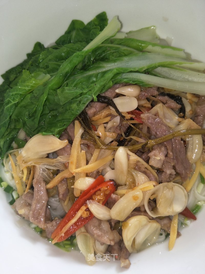 Sauerkraut Pork Noodle recipe