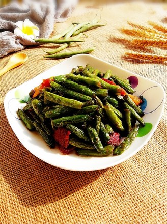 Stir-fried String Beans with Bacon recipe