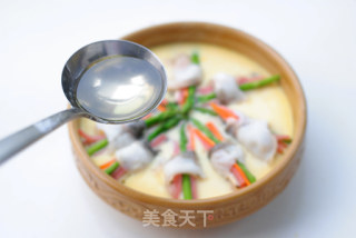 【fresh Vegetables and Fish Rolls with Steamed Eggs】——take The Steamed Eggs to The Next Level recipe