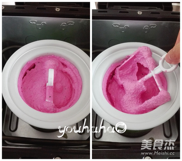 Red Heart Pitaya Ice Cream recipe