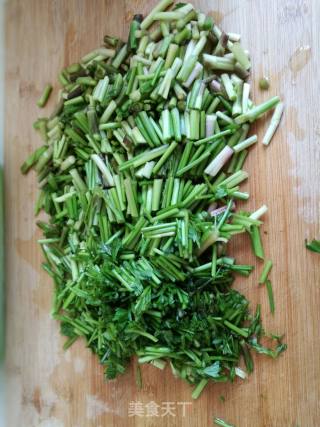 #春食野菜香# Fried Broad Beans with Yezhou Celery recipe