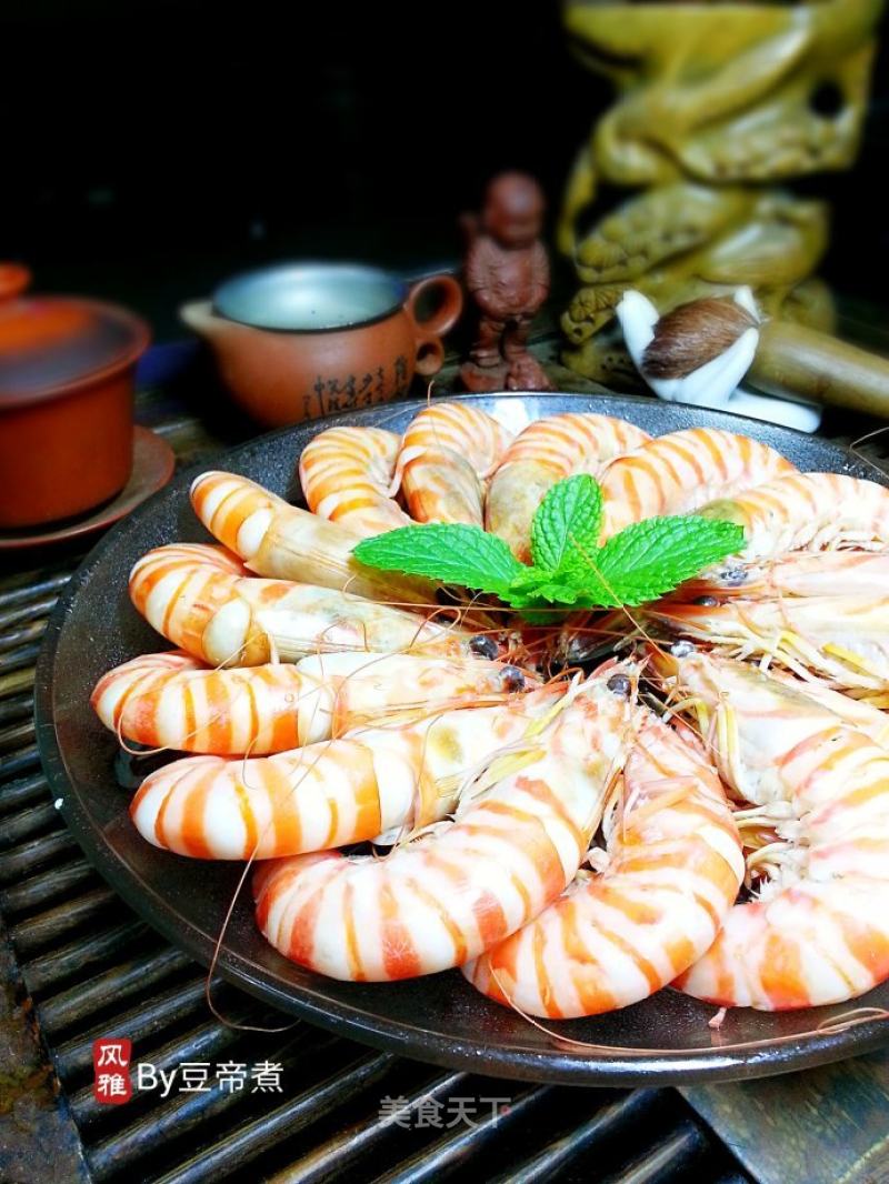 Seared Nine-section Shrimp recipe
