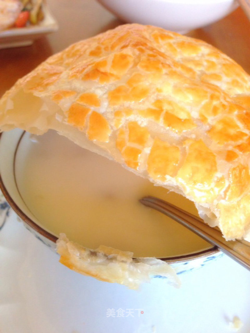 Puff Pastry Seafood Soup recipe