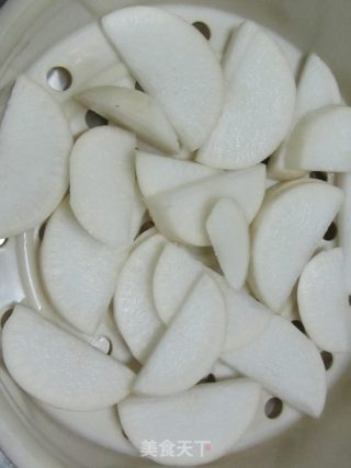 Roasted Radish with Jade Sole recipe