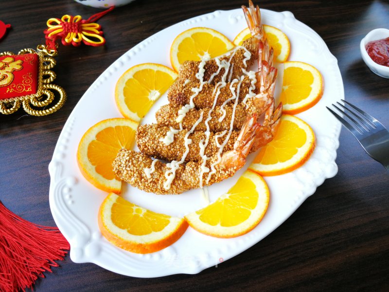 [yantai] Sesame Prawns recipe