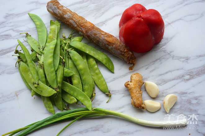 Stir-fried Lentils with Sausage recipe