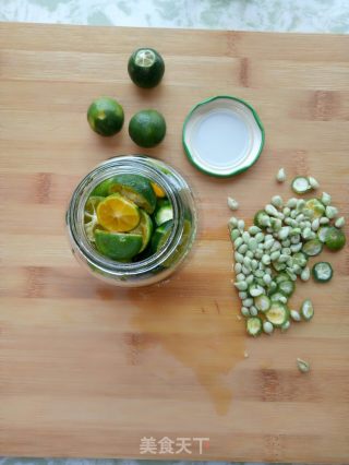 Candied Green Kumquat recipe