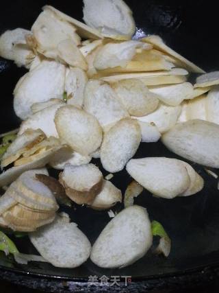Roasted Pleurotus Eryngii with Lettuce recipe