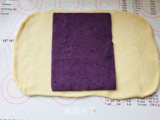 Purple Sweet Potato Marble Toast (pound Cake Mold) recipe