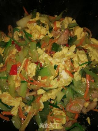 Celery Scrambled Eggs recipe