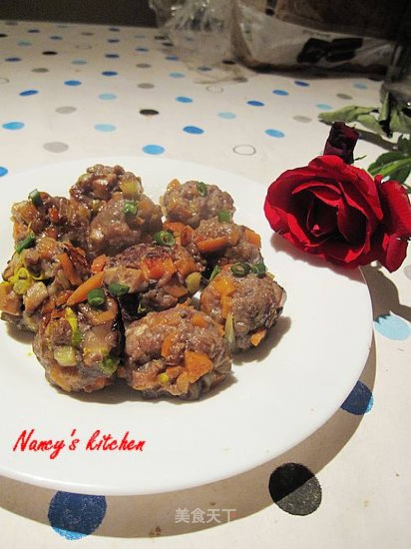 Three Fresh Beef Balls recipe