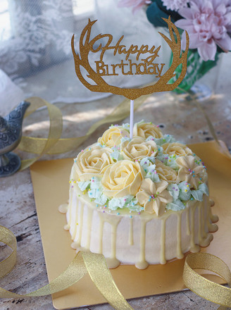 Decorated Birthday Cake