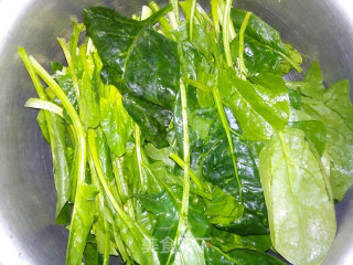 Spinach with Yuba recipe