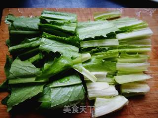 #团圆饭# Stir-fried Fish Tofu with Wheaten Vegetables recipe