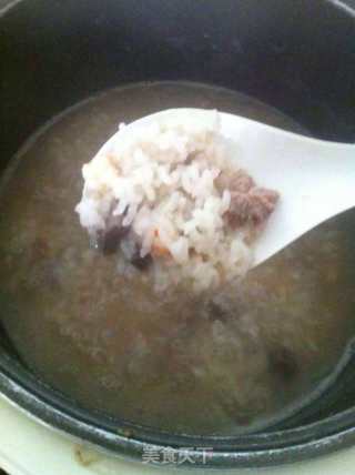 Lean Meat and Shrimp Nest Egg Congee recipe