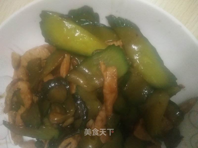 Cucumber Fried Pork recipe