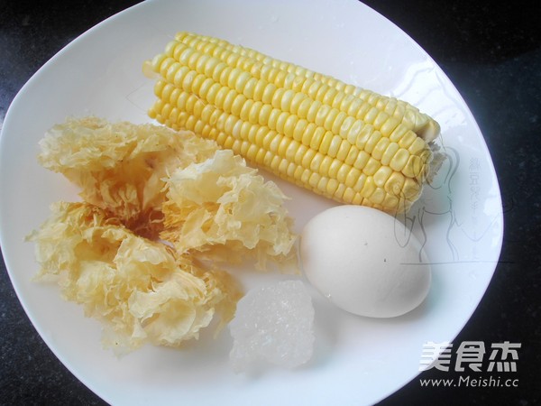 Egg Tremella Corn Soup recipe