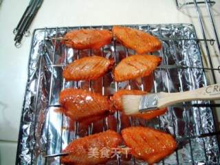 Home-made "skewered Crispy Chicken Wings" recipe