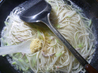 Tenderloin Noodle Soup with Night Blossom recipe