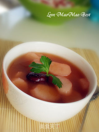 Yam, Jujube, Hawthorn Soup recipe