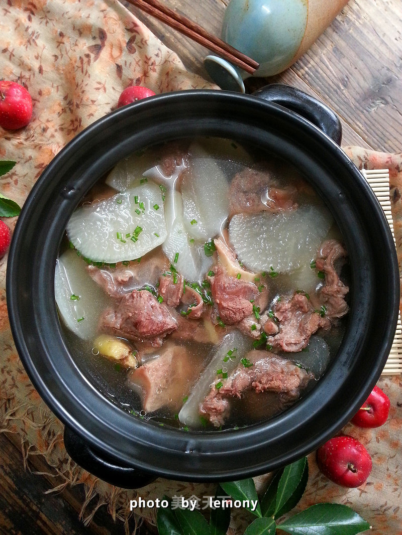 Stewed Winter Style--braised Lamb and Carrot Soup recipe