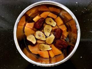 Papaya Stew with Milk recipe