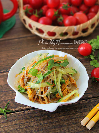 Mustard Vermicelli Mixed with Day Lily recipe