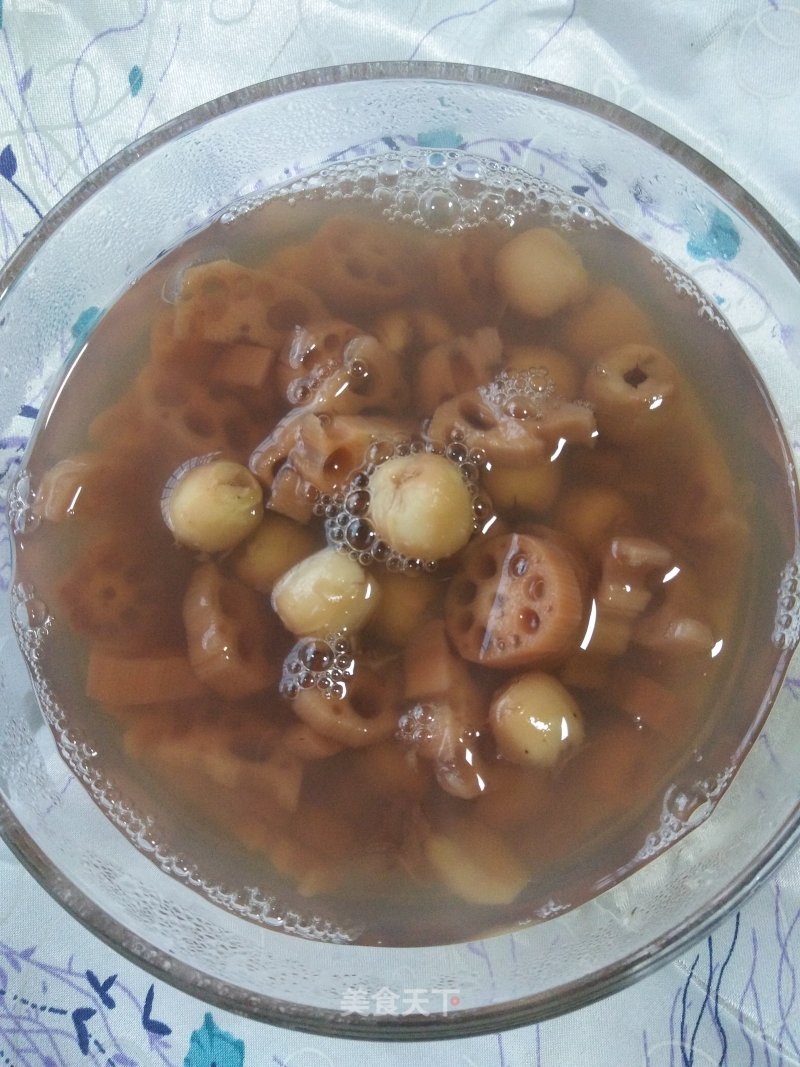 Wild Lotus Root and Lotus Seed Soup recipe