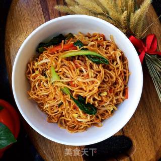 Home-cooked Fried Noodles recipe