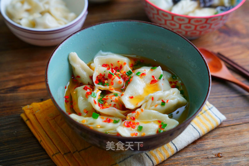 Oyster Meat Dumplings recipe