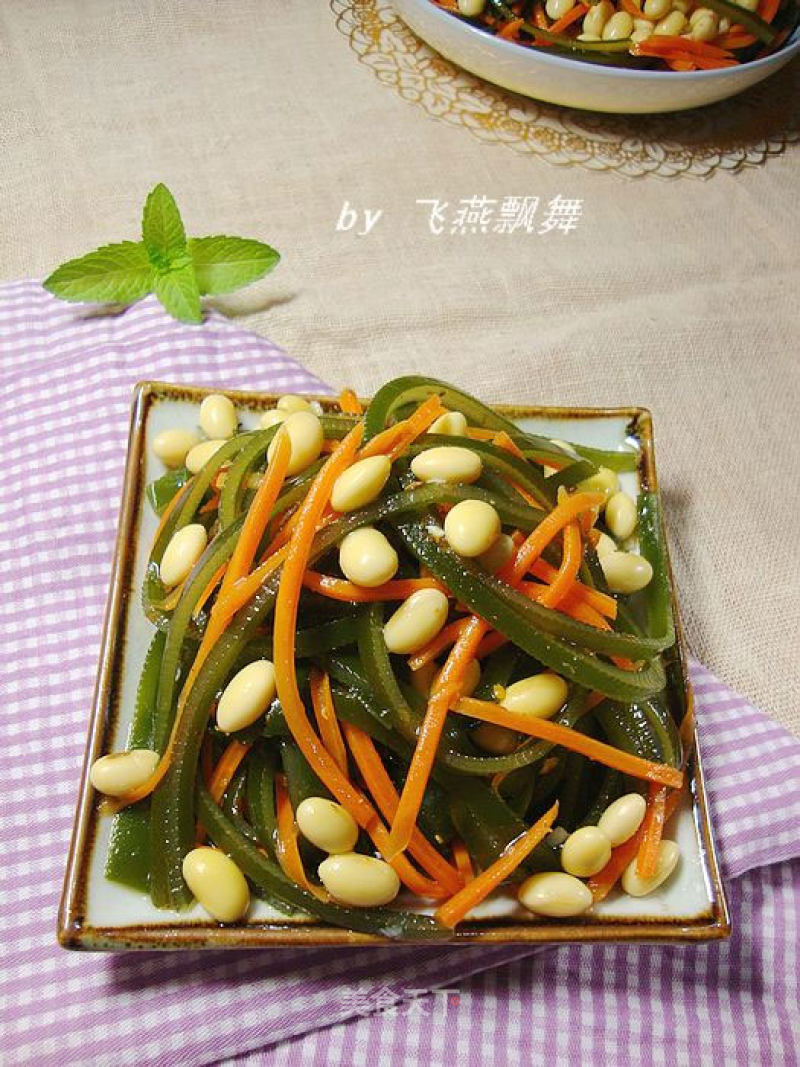 Refreshing Small Cold Dish-----[cold Soybean Kelp Shredded] recipe