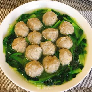 Stir-fried Beef Balls with Vegetables recipe