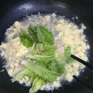 Enoki Mushroom and Egg Soup recipe