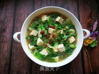 Cabbage Tofu Stewed Vermicelli recipe
