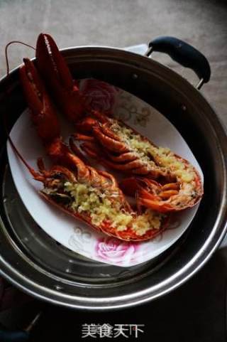 Steamed Lobster with Garlic recipe