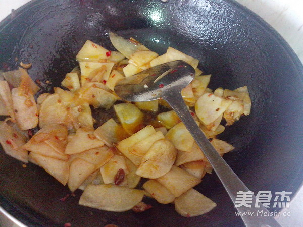 Stir-fried Cold Potatoes with Sauce recipe