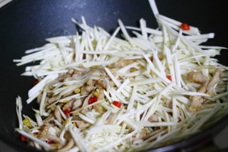 Stir-fried Shredded Pork with Rice White recipe