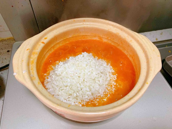 Tomato Seafood Braised Rice recipe