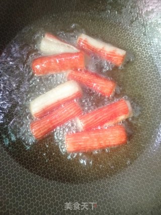 Dry Fried Crab Sticks recipe