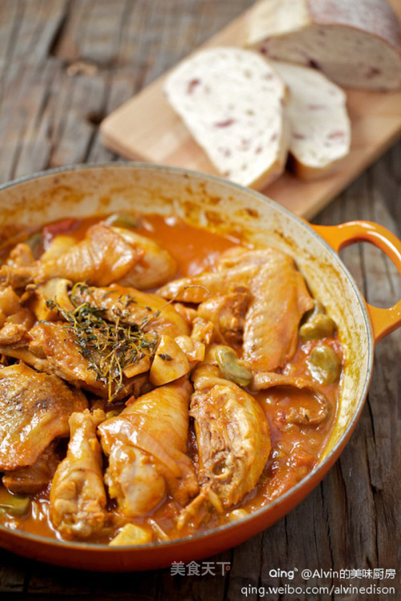 Thyme Chicken with Tomato Sauce recipe