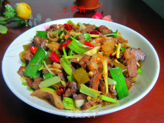 Hot and Sour Pork Head Meat recipe