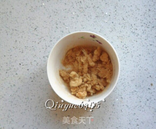Preserved Egg and Pork Floss recipe