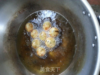 Golden Onion Fragrant Shrimp Sweet Potato Balls recipe