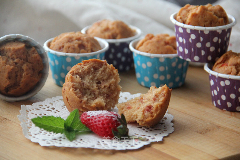 #aca Baking Star Competition#strawberry Muffin Cup recipe