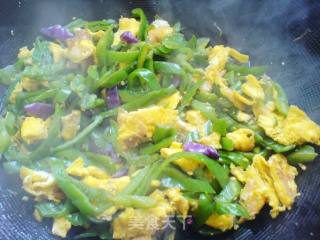 New Style Green Pepper Scrambled Eggs recipe