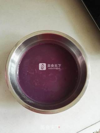 #aca烤明星大赛#purple Sweet Potato Bun recipe